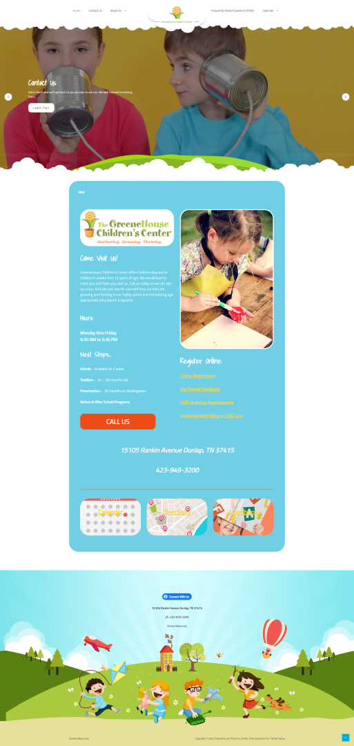 Child Daycare Website